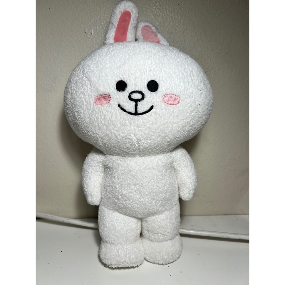 GUND LINE Friends Cony Plush White Standing Bunny Stuffed Animal 6054357 9"